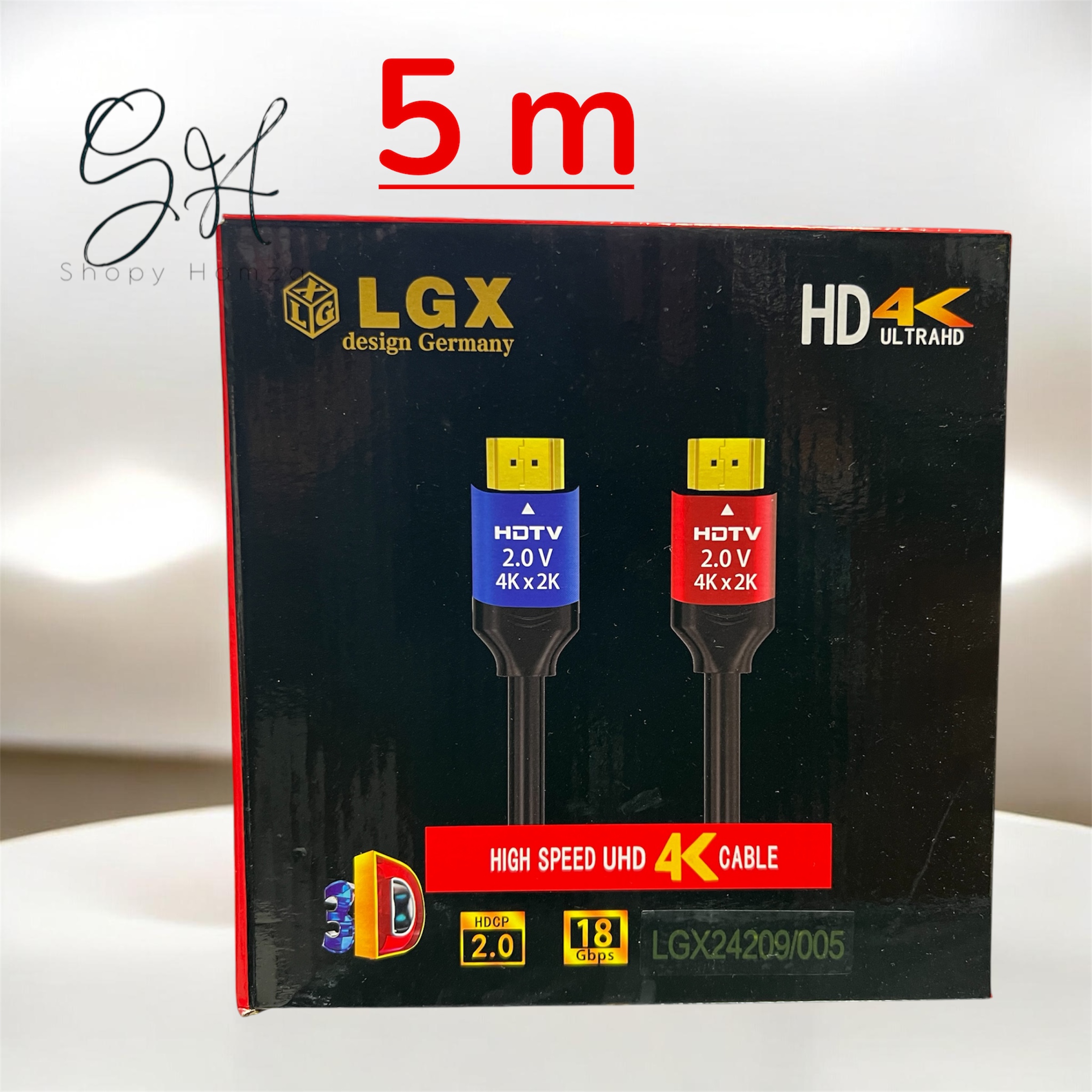 Cable HDMI 2.0 4K Ultra HD 5m